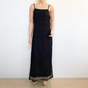 Laurence Kazar Paris-New York Beaded Evening Gown